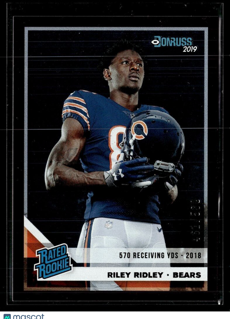 2019 DONRUSS SEASON /500 RATED ROOKIE RILEY RIDLEY BEARS