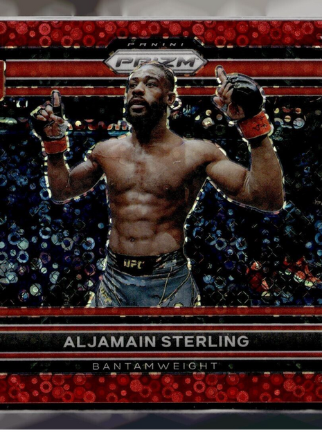 2023 PRIZM UFC H2 RED /99 ALJAMAIN STERLING
