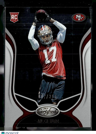 2019 CERTIFIED ROOKIE /399 JALEN HURD 49ERS