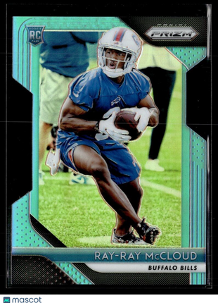 2018 PRIZM LIGHT BLUE DIE CUT /199 ROOKIE RAY RAY MCCLOUD BILLS