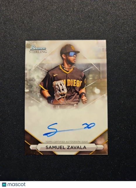 2023 Samuel Zavala Bowman Sterling Auto Padres