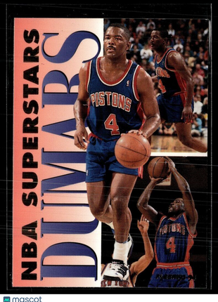 1994-95 FLEER NBA SUPERSTARS JOE DUMARS PISTONS
