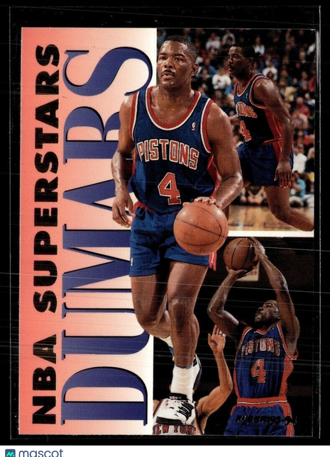 1994-95 FLEER NBA SUPERSTARS JOE DUMARS PISTONS