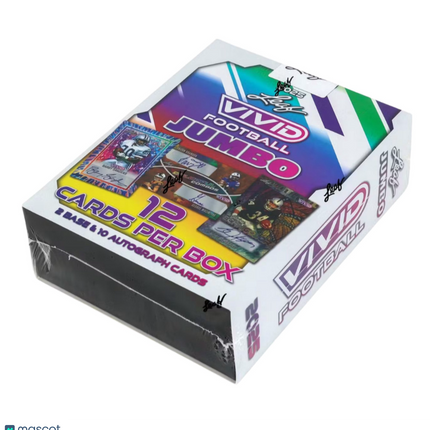 NFL 2025 Leaf Vivid Football Hobby Jumbo Box