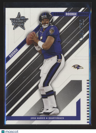 2004 ROOKIES STARS ROOKIE /750 JOSH HARRIS RAVENS