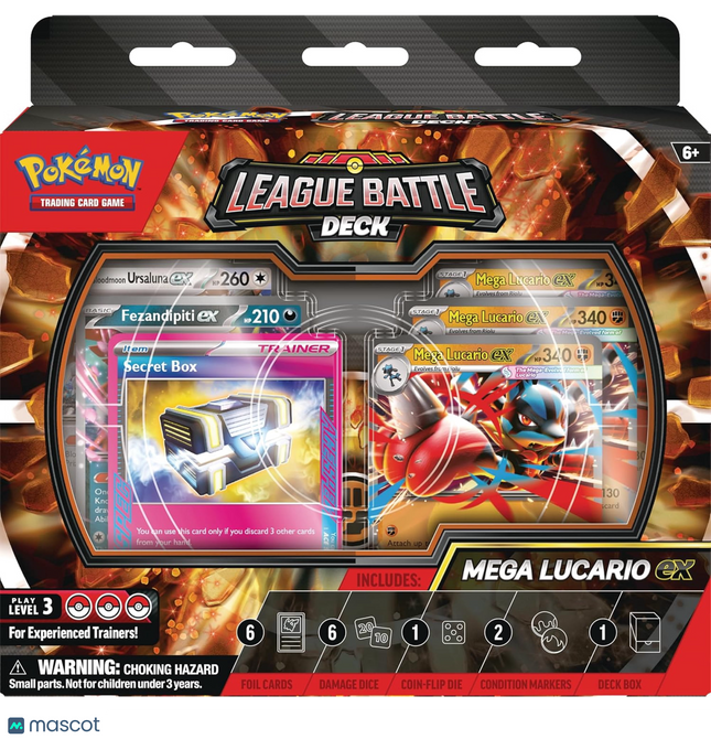 Pokemon Pokemon Tcg: Mega Lucario Ex League Battle Deck