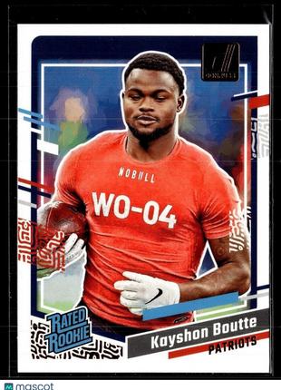 2023 DONRUSS CANVAS RATED ROOKIE KAYSHON BOUTTE PATRIOTS