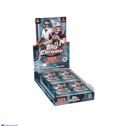 NFL 2025 Topps Chrome Football Hobby Box