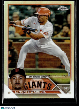 2023 TOPPS CHROME UPDATE REFRACTOR USC110 LaMonte Wade Jr. San Francisco Giants