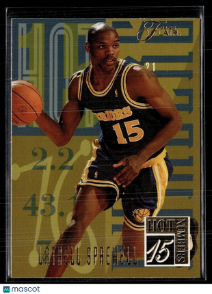 1994-95 FLAIR HOT NUMBERS LATRELL SPREWELL WARRIORS