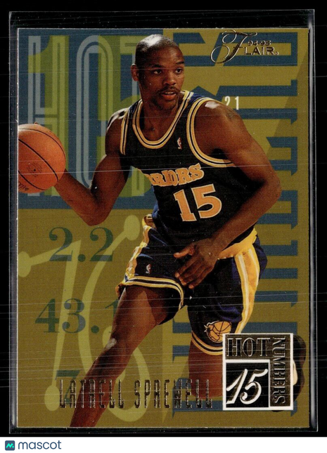 1994-95 FLAIR HOT NUMBERS LATRELL SPREWELL WARRIORS