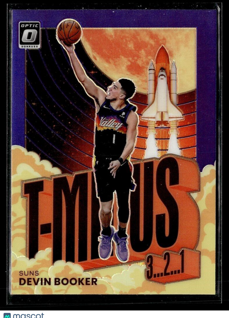2021-22 OPTIC PURPLE T MINUS 3 2 1 DEVIN BOOKER SUNS