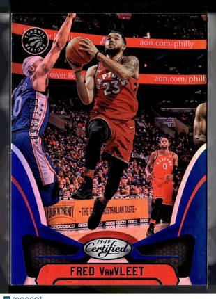 2018-19 CERTIFIED BLUE /199 FRED VANVLEET RAPTORS