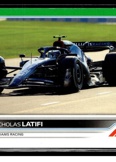 2022 TOPPS F1 FORMULA 1 GREEN /75 NICHOLAS LATIFI