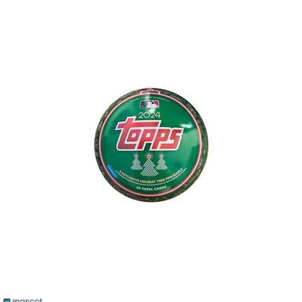 MLB 2024 Topps MLB Holiday Baseball Tin