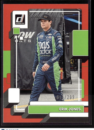 2023 DONRUSS RACING RED /299 ERIK JONES