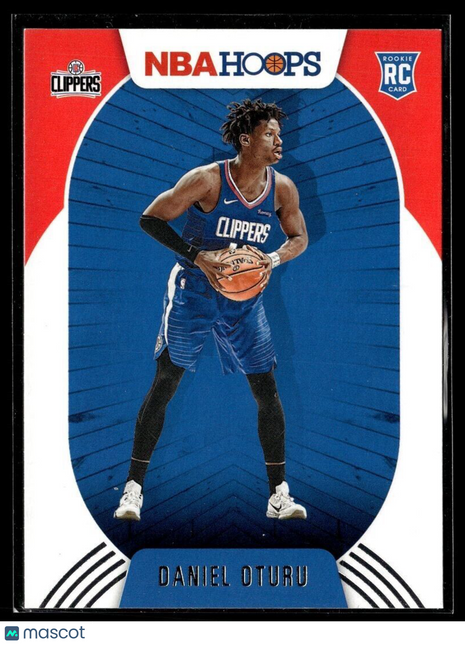 2020-21 NBA HOOPS ROOKIE DANIEL OTURU CLIPPERS