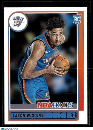2021-22 NBA HOOPS ROOKIE AARON WIGGINS THUNDER