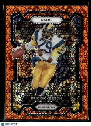 2023 PRIZM ORANGE ORBIT 168 Eric Dickerson - Los Angeles Rams