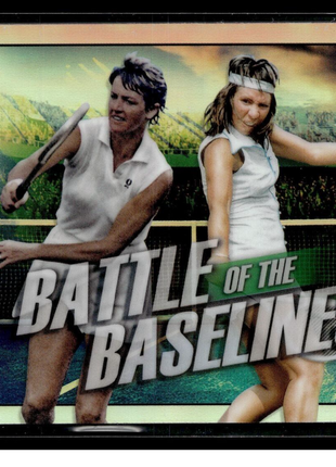 2021 TOPPS CHROME TENNIS BATTLE BASELINES BB-5 Margaret Smith Court/Rosie Casals