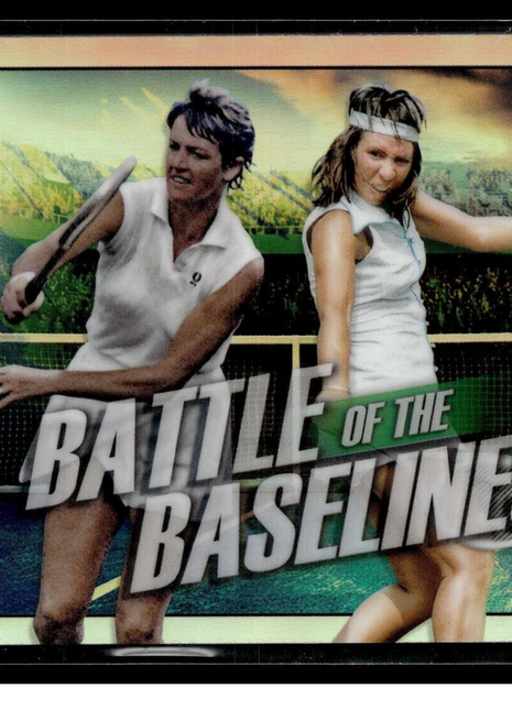2021 TOPPS CHROME TENNIS BATTLE BASELINES BB-5 Margaret Smith Court/Rosie Casals