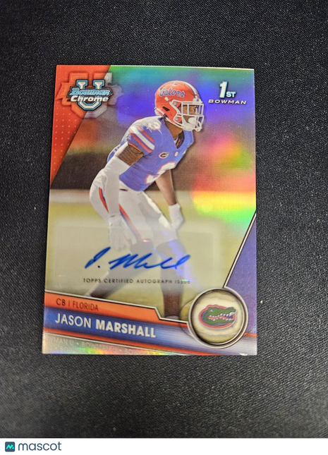 2023 Jason Marshall Bowman U Chrome 1st Refractor auto /499 #18
