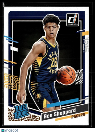2023-24 DONRUSS RATED ROOKIE 246 Ben Sheppard Indiana Pacers
