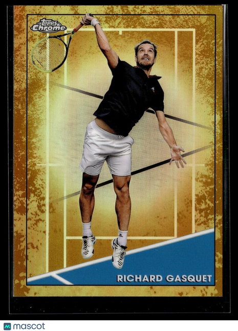 2021 TOPPS CHROME TENNIS CLAY COURT 25 Richard Gasquet