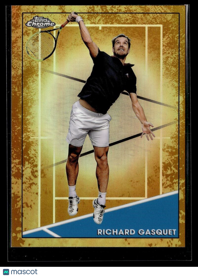 2021 TOPPS CHROME TENNIS CLAY COURT 25 Richard Gasquet