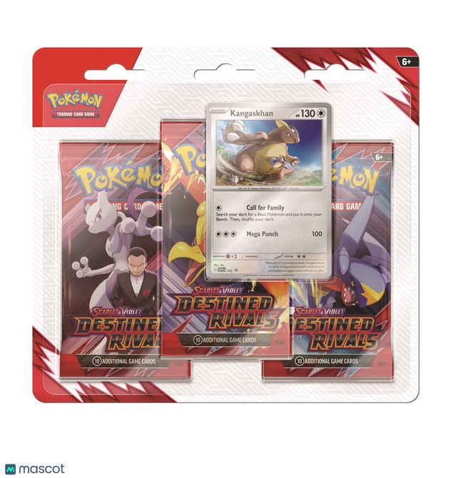 Pokemon Tcg: Scarlet & Violet-Destined Rivals Three-Pack Blister