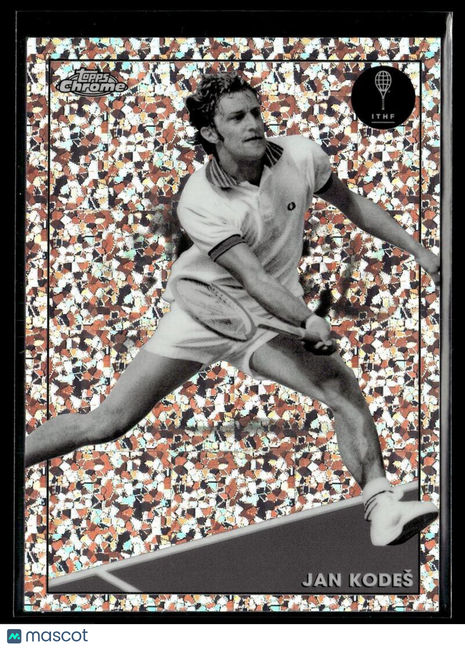 2021 TOPPS CHROME TENNIS BLACK WHITE MINI DIAMONDS 36 Jan Kodeš