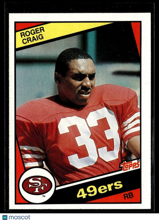 1984 TOPPS ROGER CRAIG 49ERS