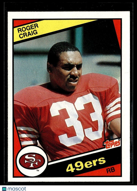 1984 TOPPS ROGER CRAIG 49ERS