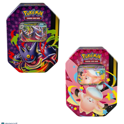 Pokemon Tcg: Mega Moonlit Tin Receive 1 At Random!