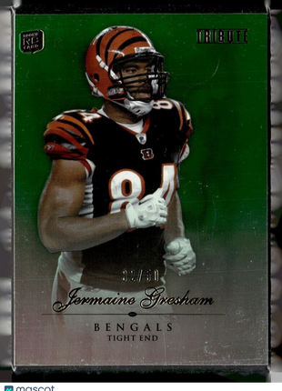 2010 TRIBUTE GREEN /50 ROOKIE JERMAINE GRESHAM BENGALS