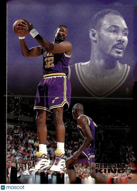 1994-95 FLEER ULTRA REBOUND KING KARL MALONE JAZZ