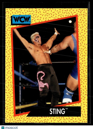 1991 IMPEL WCW #7 STING