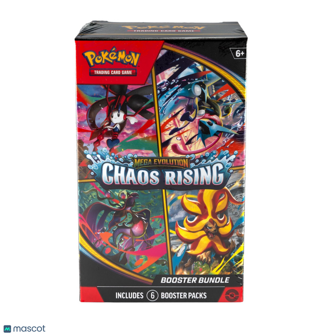 Pokemon Trading Card Game: Mega Evolution Chaos Rising Booster Bundle