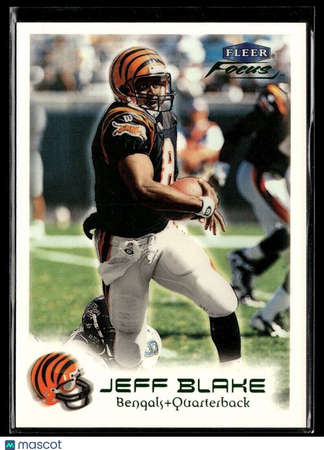 1999 FLEER FOCUS GREEN /300 JEFF BLAKE BENGALS