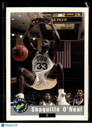 1992-93 CLASSIC DRAFT PICK SHAQUILLE O'NEAL LSU
