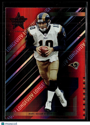 2004 ROOKIES STARS RED LONGEVITY /250 MARC BULGER RAMS