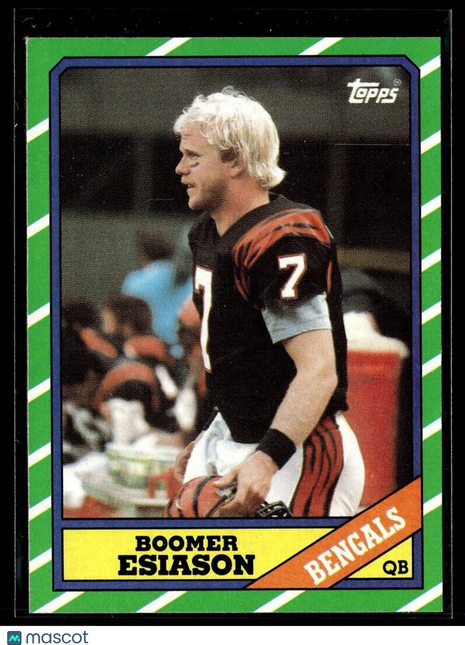 1986 TOPPS BOOMER ESIASON BENGALS