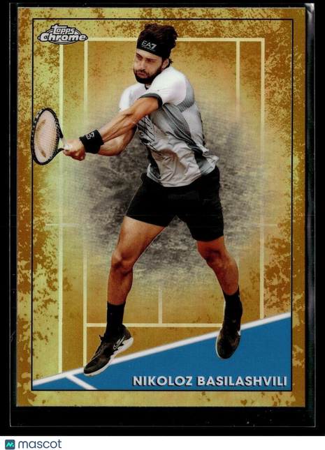 2021 TOPPS CHROME TENNIS CLAY COURT 4 Nikoloz Basilashvili