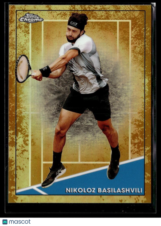 2021 TOPPS CHROME TENNIS CLAY COURT 4 Nikoloz Basilashvili