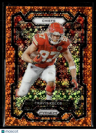 2023 PRIZM ORANGE ORBIT 151 Travis Kelce - Kansas City Chiefs