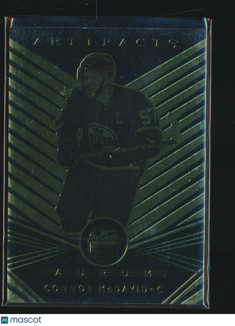 2019-20 UD ARTIFACTS AURUMS UNSCRATCHED CONNOR MCDAVID OILERS