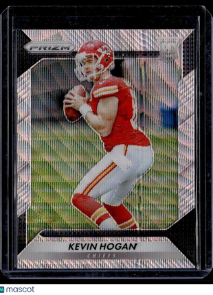 216 PRIZM SILVER WAVE /149 ROOKIE KEVIN HOGAN CHIEFS