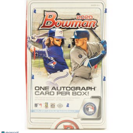 MLB 2020 Topps Bowman Baseball Factory Sealed Hobby Box - 24 Packs
