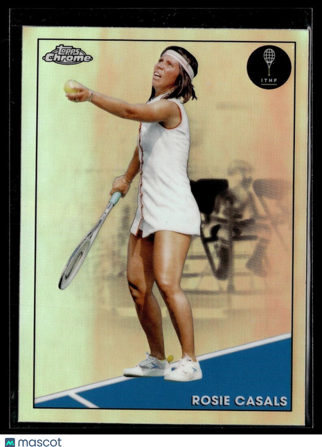 2021 TOPPS CHROME TENNIS REFRACTOR 11 Rosie Casals