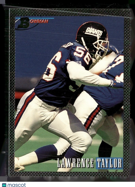 1993 BOWMAN RAINBOW LAWRENCE TAYLOR GIANTS